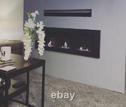 Bio ethanol fireplace wall mounted