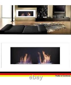 Bio ethanol fireplace wall mounted + 5 bottles of bio ethanol free