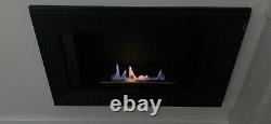 Bio ethanol fireplace wall mounted Charlie 2 Black by Kratki
