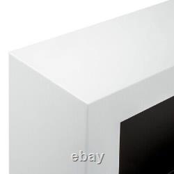 Bio ethanol fireplace wall mounted, hanging S-Line BOX 900mm with glass