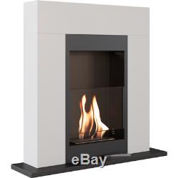 Bio ethanol freestanding fireplace WHISKEY WHITE TUV certified