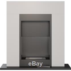 Bio ethanol freestanding fireplace WHISKEY WHITE TUV certified