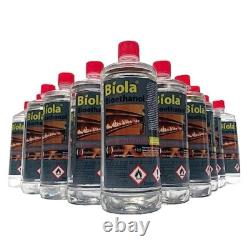 Bio ethanol fuel for fireplaces clean burning odourless 12 litres Biola liquid
