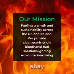 Bio ethanol fuel for fireplaces clean burning odourless 12 litres Biola liquid