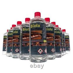Bio ethanol fuel for fireplaces clean burning odourless 1-96 litres Biola liquid