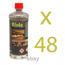 Bio ethanol fuel for fireplaces clean burning odourless 1-96 litres Biola liquid