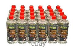 Bio ethanol fuel for fireplaces clean burning odourless 48 litres Biola liquid