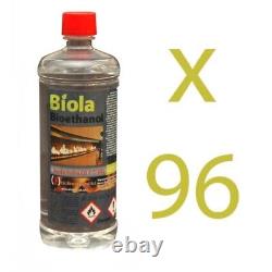 Bio ethanol fuel for fireplaces clean burning odourless 96 litres Biola liquid