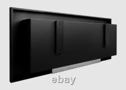 Bio fireplace 900x400 with glass Black Structural