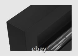 Bio fireplace Box 900x400 black with glass
