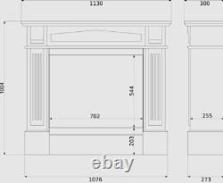Bio fireplace Coliseum Portal Verona with glass