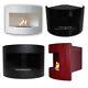 Bioethanol Corner Fireplace Riviera Deluxe Fire Place Red White Black
