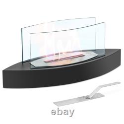 Bioethanol Fireplace 0.6 l freestanding tabletop firepit Ethanol fireplace