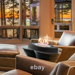 Bioethanol Fireplace 0.6 l freestanding tabletop firepit Ethanol fireplace