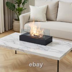 Bioethanol Fireplace Black Iron Spray Plastic Base Camping Dinner Burner