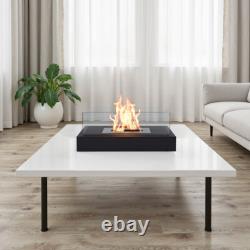 Bioethanol Fireplace Black Iron Spray Plastic Base Camping Dinner Burner