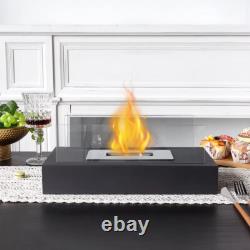 Bioethanol Fireplace Black Iron Spray Plastic Base Camping Dinner Burner