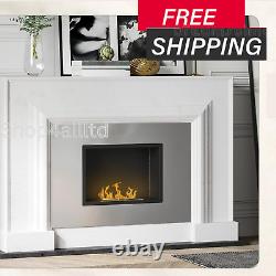 Bioethanol Fireplace Heater Wall Mounted Bio Ethanol Realistic Flame Effect