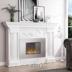 Bioethanol Fireplace Heater Wall Mounted Bio Ethanol Realistic Flame Effect