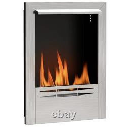 Bioethanol Fireplace Insert 0.9L Burner 6200BTU Stainless Steel Indoor Heater