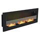Bioethanol Fireplace, Inset/wall-mounted, 4 Colors, Stainless Steel, With Fire Frame
