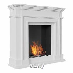 Bioethanol Kamin Legionis Weiss TÜV Zertifiziert Biokamin Bio Ethanol fireplace