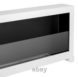 Bioethanol fireplace freestanding S-Line BOX 120cm with glass, indoor