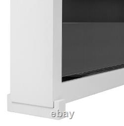 Bioethanol fireplace freestanding S-Line BOX 120cm with glass, indoor