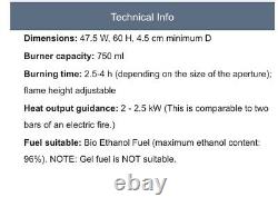 Biofire Bio ethanol fireplace insert