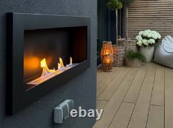 Biofireplace 900x400 Black Structural