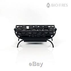 Black Athena Small Traditional Freestanding Bio Ethanol Grate