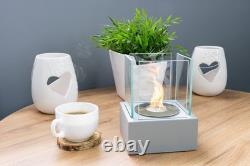 Brand NEW Smart freestanding biofireplace- Gray Structural Matte Finish