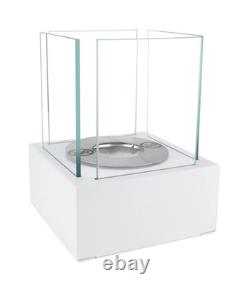 Brand NEW Smart freestanding biofireplace- White Structural Matte Finish