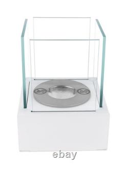 Brand NEW Smart freestanding biofireplace- White Structural Matte Finish