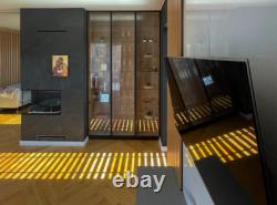 Builtin corner biofireplace BIO EKO Left