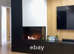 Builtin corner biofireplace BIO EKO Right