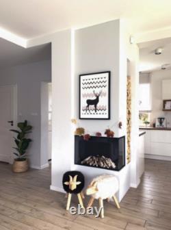 Builtin corner biofireplace BIO EKO Right