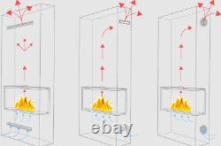 Builtin corner biofireplace BIO EKO Right