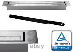 Builtin corner biofireplace BIO EKO Right