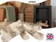 Ceramic Logs Large Birch 5 Pcs For Bio Ethanol Fireplaces Hand Made