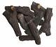 Ceramic Wood Logs Fake Gas Fire Bio Fireplace Ethanol Real Look 5 & 10 Piece Set