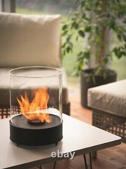 Chantico Glassfire by Planika Modern Portable Bio Ethanol Tabletop Fireplace