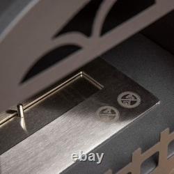 Chic Black Ethanol Heater 3 Hours of Cozy Indoor Warmth, Freestanding Design