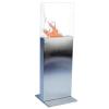 Chimney Wall Fireplace Table Ethanol Gel Combustion Chamber