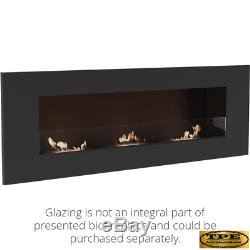 DELTA 3 wall hanging Bio-Ethanol Bio Fireplace + FREE Glazing and Starter Pack