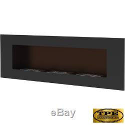 DELTA 3 wall hanging Bio-Ethanol Bio Fireplace + FREE Glazing and Starter Pack