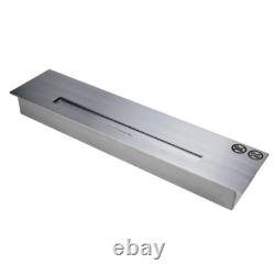 DIY BIO-fireplace burner Stainless steel 1.5 L