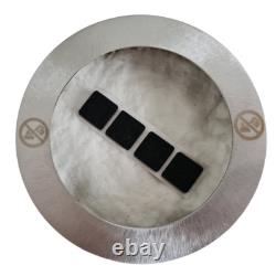 DIY BIO-fireplace round burner Stainless steel 0.5 L