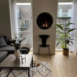 Delaware Ethanol-Wandkamin, White, Lasts up to 6 Hours F, 2 Kw