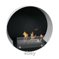 Delaware Ethanol-Wandkamin, White, Lasts up to 6 Hours F, 2 Kw